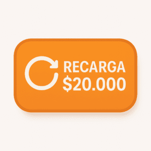 Recarga $20.000